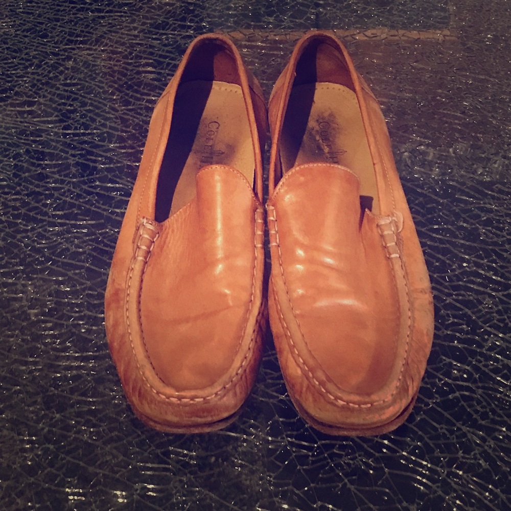 Camel Leather Cole Haan Loafters - Supple!